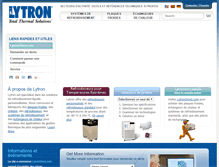 Tablet Screenshot of lytron.fr